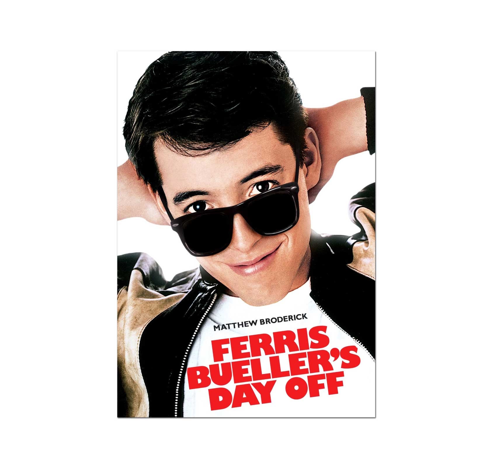 Ferris Bueller's Day Off Movie Poster - 24x36 Reproduction, 1986 John Hughes Film