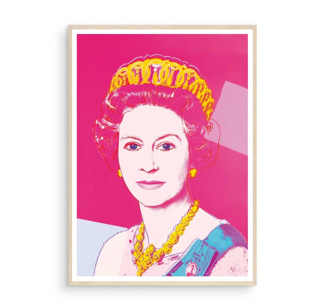 Queen Elizabeth Print, Andy Warhol Queen Elizabeth, Warhol Queen