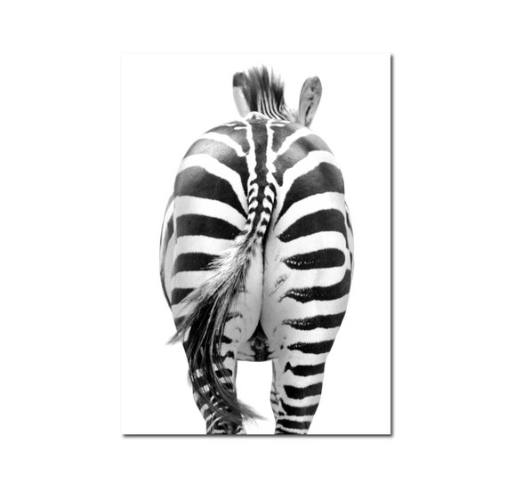 Zebra-Hintern-Druck, Zebra Bum Poster, Zebra Poster, Zebra Druck, Zebra-Wand-Kunst,  Safari-Drucke, Safari-Poster, Tier-Wand-Kunst, Kinder-Kunst