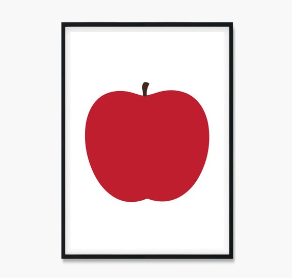 Red Apple Art Print Poster Apple Print Apple Poster Apple Etsy 日本 Red Apple Art Print Poster Apple Print Apple Poster Apple Etsy 日本