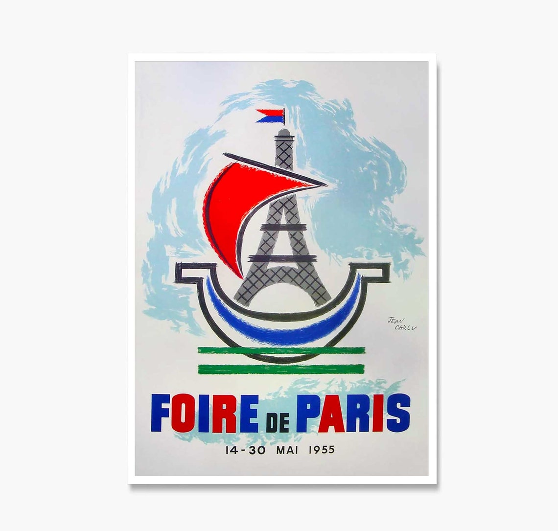 Foire De Paris Poster Foire De Paris Print Foire De Paris Etsy