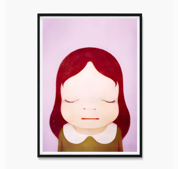 奈良美智の特大ポスター 原寸大ポスター Slight Fever – YOSHITOMO NARA Exhibition