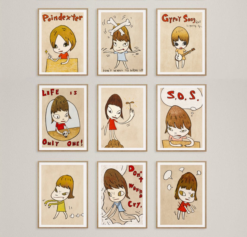 YOSHITOMO NARA - Sticker (L Size) – Curator Style