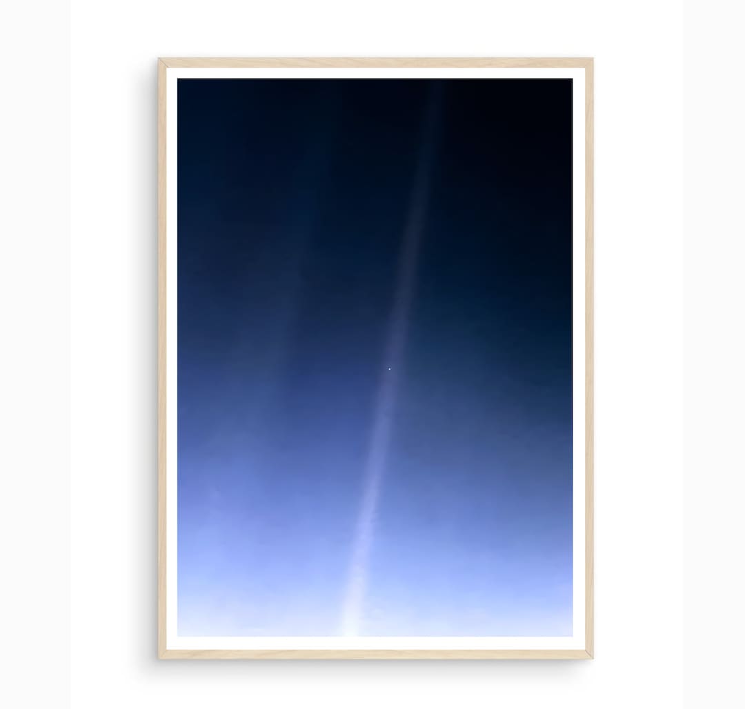 Pale Blue Dot Print, Pale Blue Dot Poster, Pale Blue Dot Wall Art