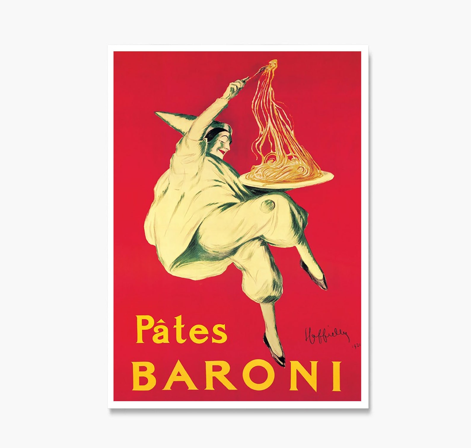 Pates Baroni Red Poster Print Pates Baroni Pasta Vintage Etsy