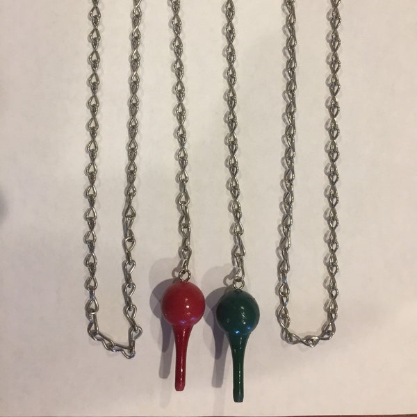 Pegs with Chain for Boccemaster Scoreboards