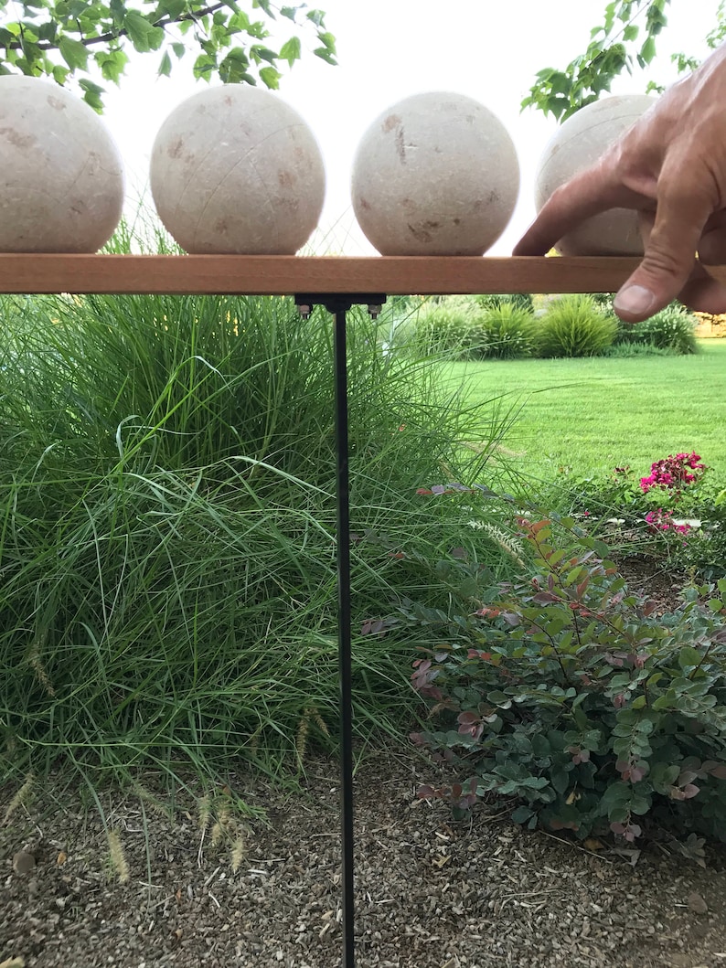 Elevated Bocce Ball Rack Etsy