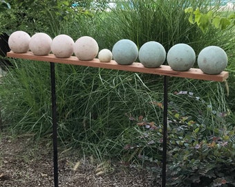 Elevated Bocce Ball Rack