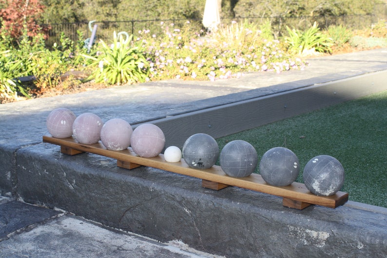 Bocce Ball Rack With Rubber Feet Etsy