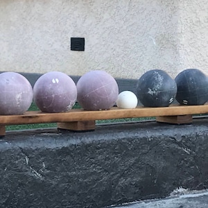 Bocce Ball Rack With Rubber Feet