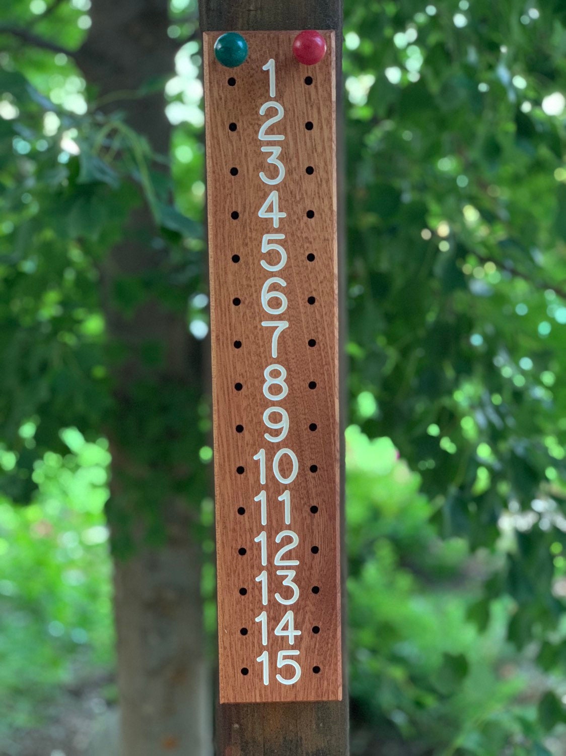 Bocce Scoreboard Etsy