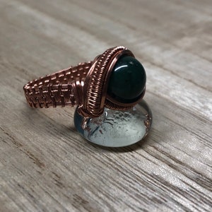 Wire wrapped 2024 rings etsy