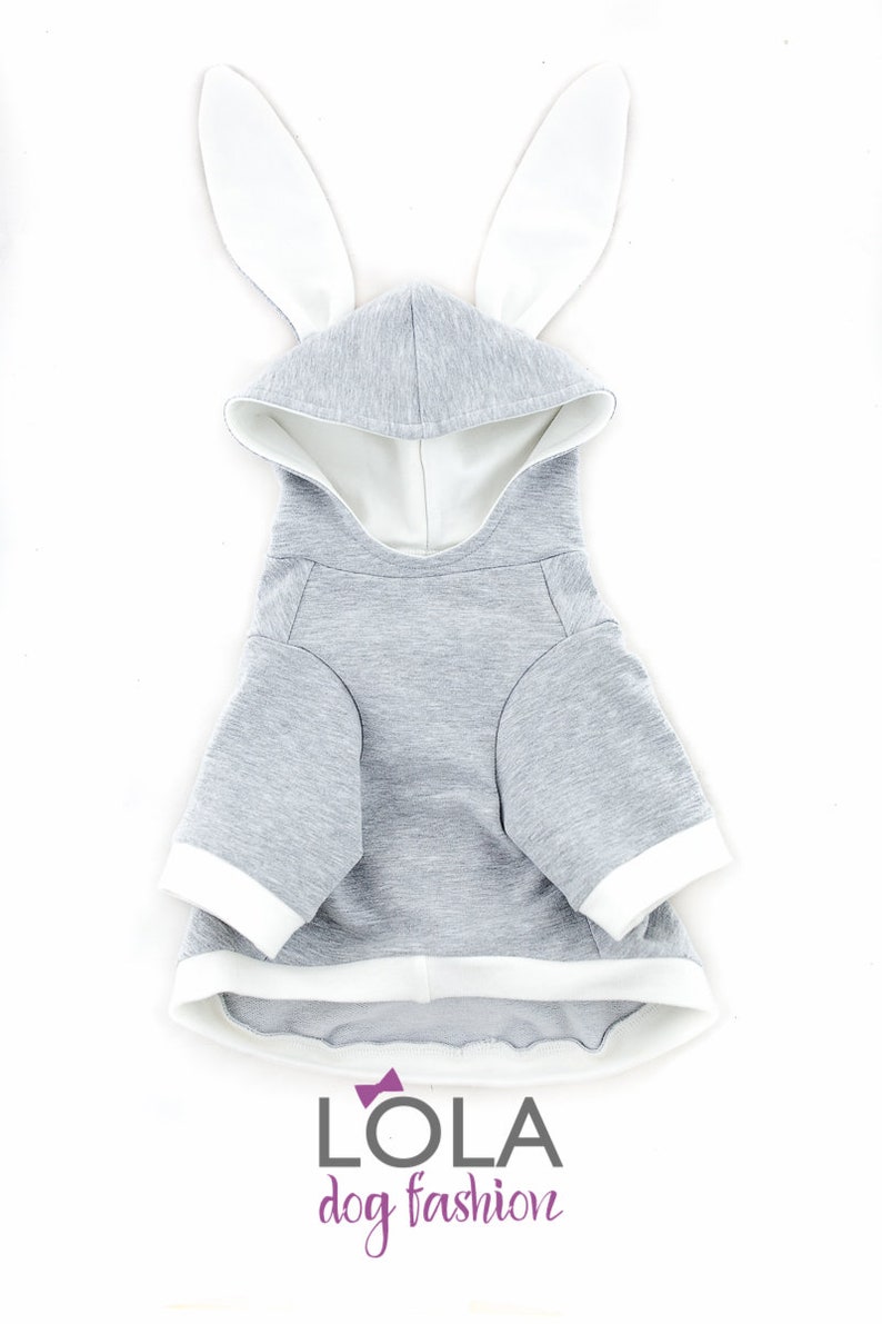 Bunny Dog Hoodie Nice and Warm With Bunny Ears Etsy