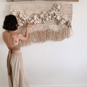 Raffia Grass Wall Hanging Boho Style Home Decor Round Natural