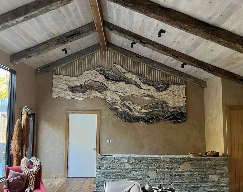 large scale woven tapestry textile art fiber wall hangings fiber art soft sculpture lobby art mural fiber woven wall hanging macrame large