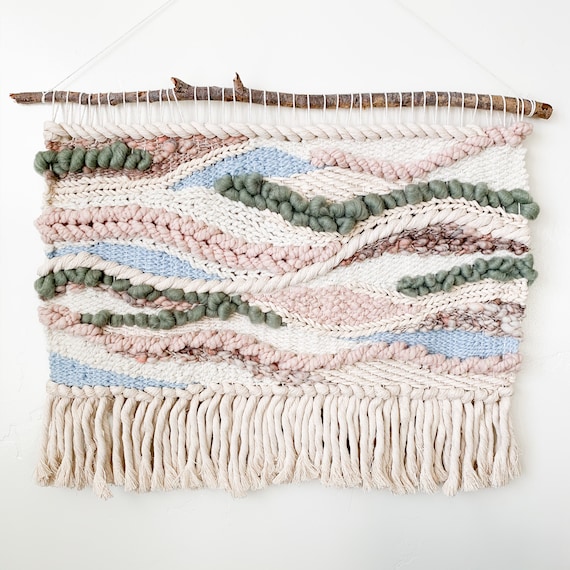 Custom Woven Wall Hanging Multi-Colored Woven Wall Hanging Gifts for Women Large Weaving Woven Wall Art