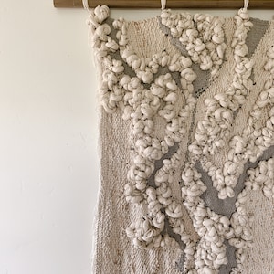 large woven wall hanging vertical woven tapestry fiber art textile wall art textured wall art yarn macrame wall hanging &quot;satori&quot; boho art