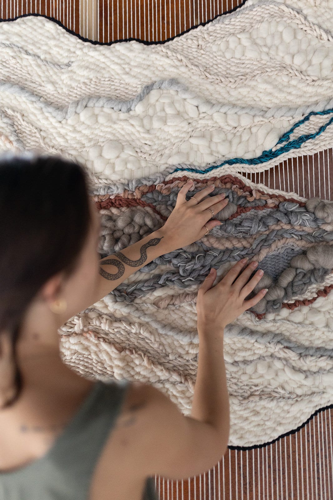 Large Woven Tapestry Fiber Art, Soft Sculpture Wall Hanging - Etsy