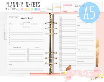 work planner etsy