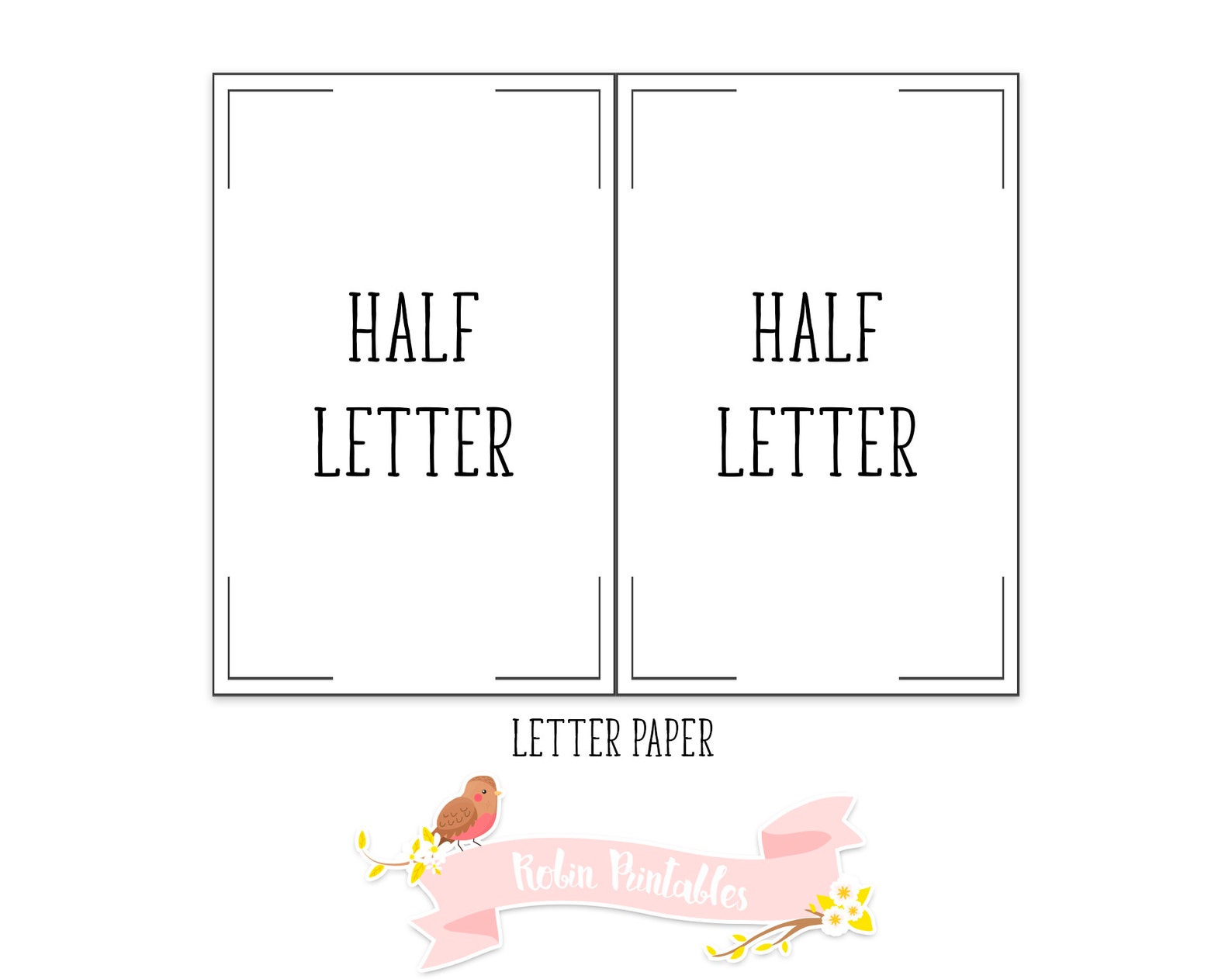 Half Letter Weekly Planner Printable Binder Inserts. Fits | Etsy