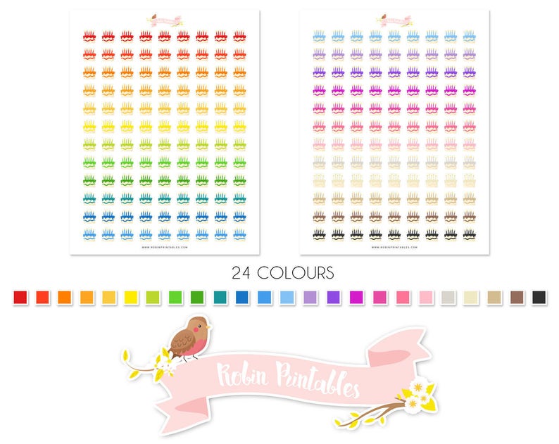 birthday cake printable planner stickers erin condren etsy