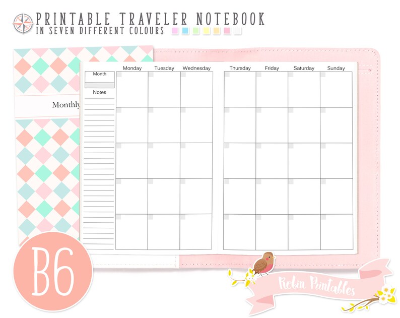 B6 Regular monthly Organizer Traveler Laptop computer Refill Reduced Printable TN PDF Down load for Specific Employ the service of Thirty day period Planner, Plan, Every month Program Inserts photograph relating to Monthly Organizer referred to as B6 Regular Organizer Traveler Laptop Refill Little Printable TN PDF Obtain for Person Employ Thirty day period Planner, Agenda, Regular monthly Application Inserts