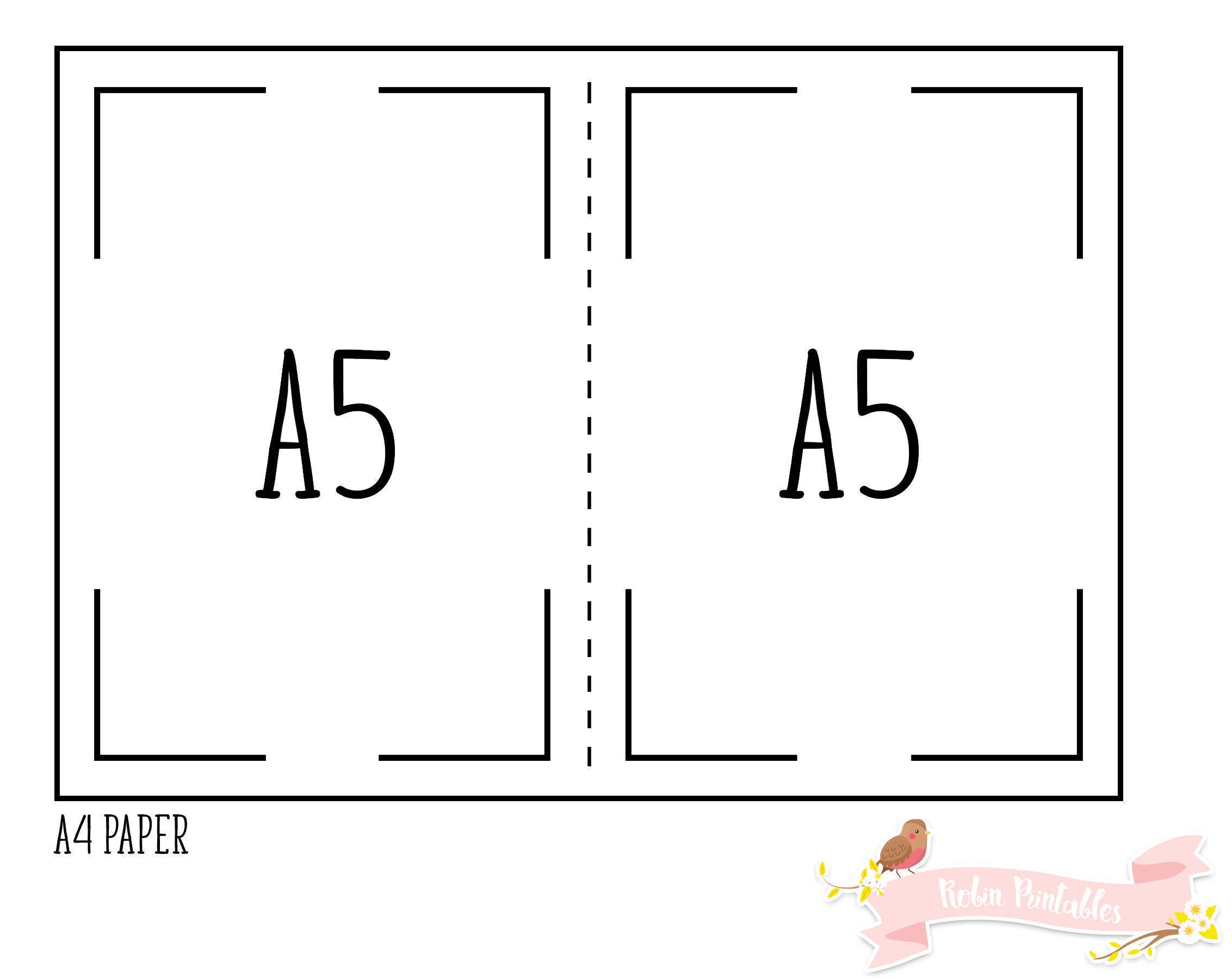 A5 Dated Notes Traveler Notebook Refill. Printable TN PDF | Etsy