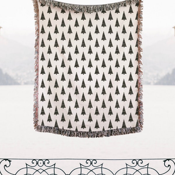 Pine Tree Blanket Etsy