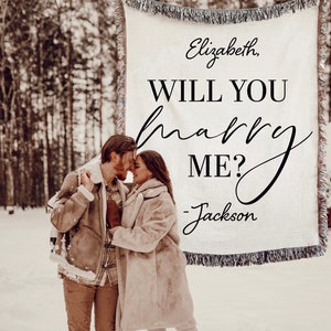WILL YOU MARRY Me Sign Blanket Proposal Ideas Wedding Proposal Decorations Marriage Proposal Keepsake Unique Proposal Sign Gift Engagement