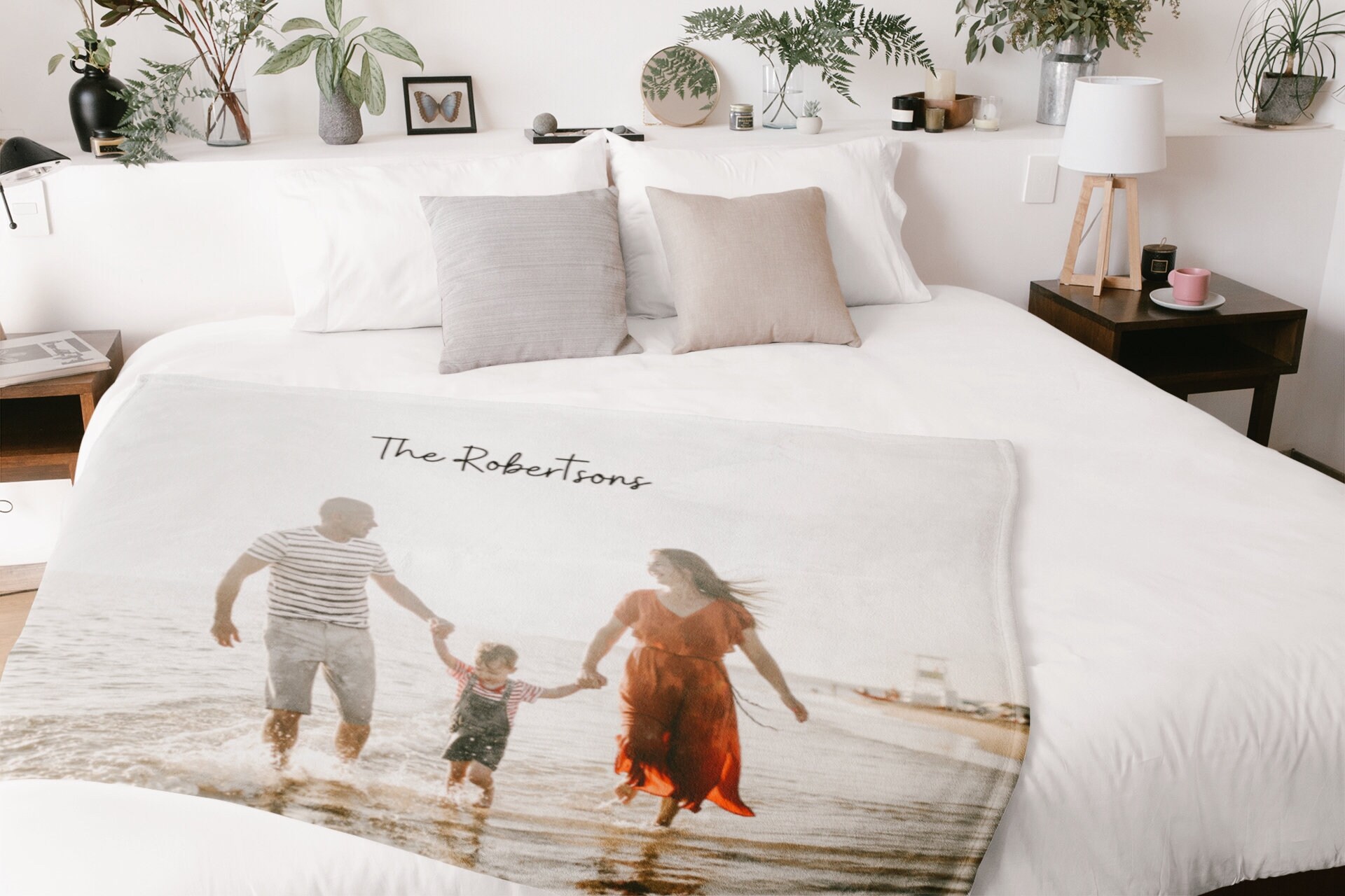 Personalized Photo Blanket Pictures Custom Blanket Photo Gifts Etsy