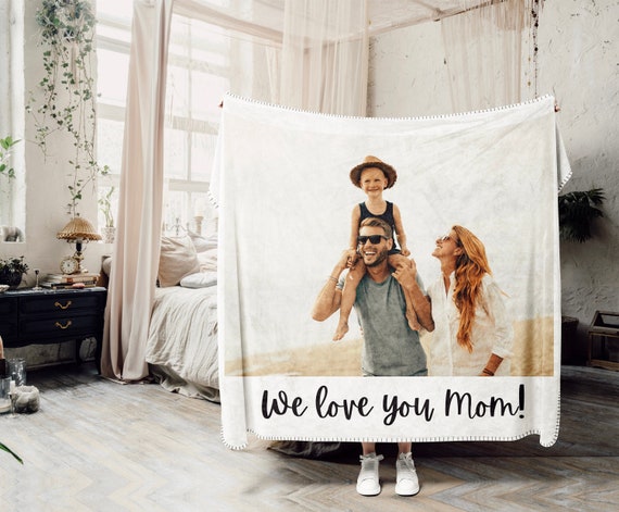 Mom Blanket Mom Gift Mothers Day Gift Personalized Mom Blanket Personalized Blanket  Gifts for Grandma Blanket Grandma Gift 