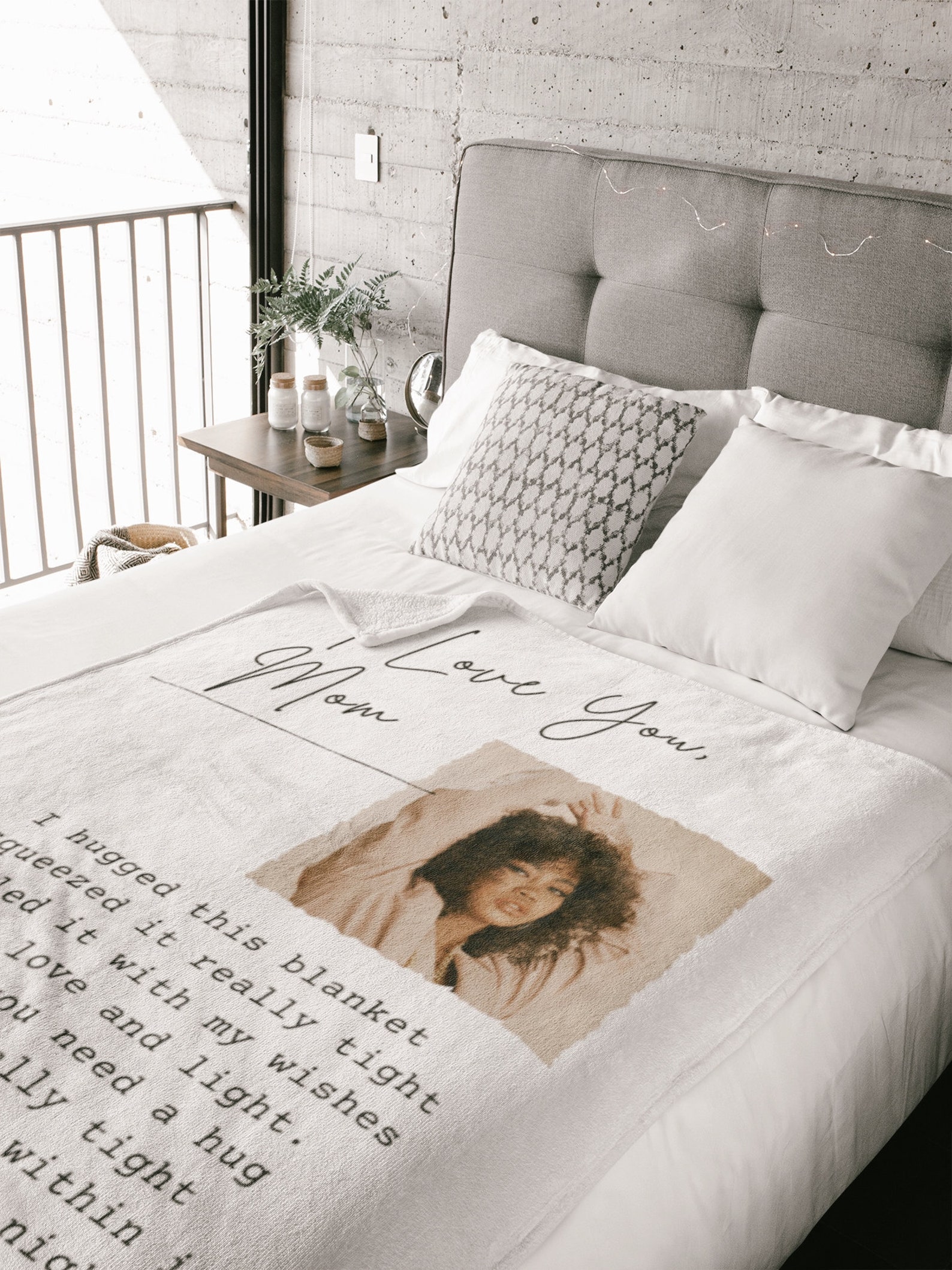 Mothers Day Gift Blanket Personalized Mothers Day Gift Etsy