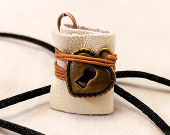 Mini Journal Book Necklace