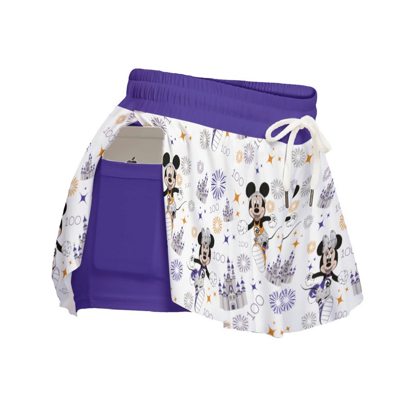 Disney Run Skort | Moisture-Wicking Athletic Apparel image 3