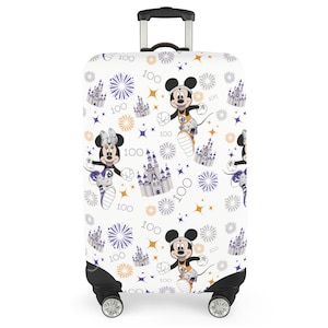 Disney Luggage Cover - Protect Your Suitcase in Style with Iconic Disney Characters