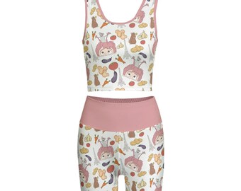 Ratatouille Remy Run Disney Yoga Set | Disney Pixar Running Outfit Women | runDisney Race Costume | Disney 5K Half Marathon