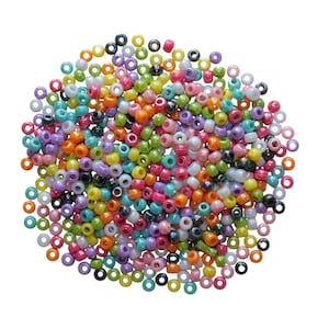 Translucent Rainbow Mix, Rainbow Beads, Clear Kandi Beads, Pony Beads, Cute  Beads, Japan Beads, Pony Bead Soup
