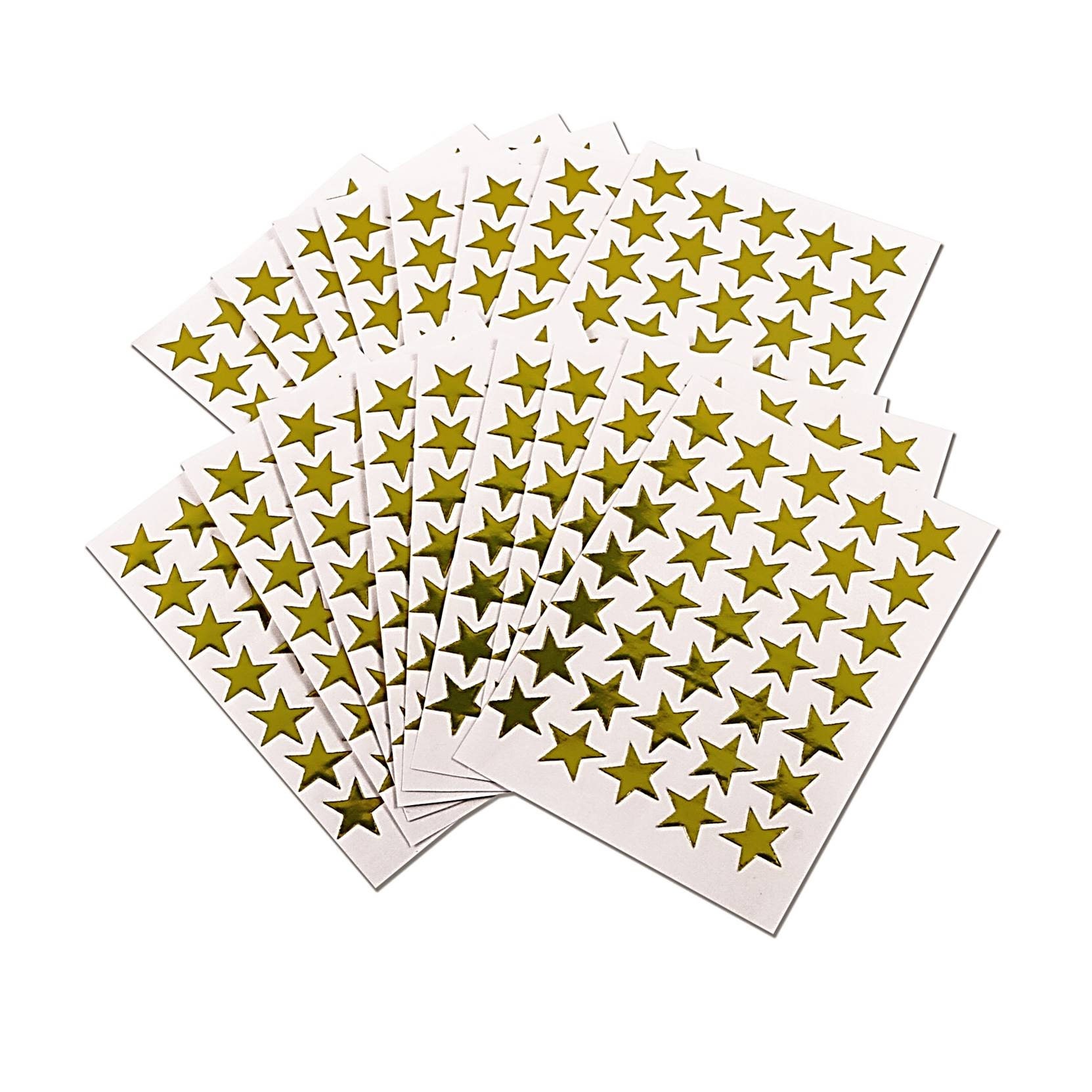 Gold Star Stickers Self Adhesive 700 Stars Sticky Peel and Stick Merit KS1  KS2 1.5cm -  Israel