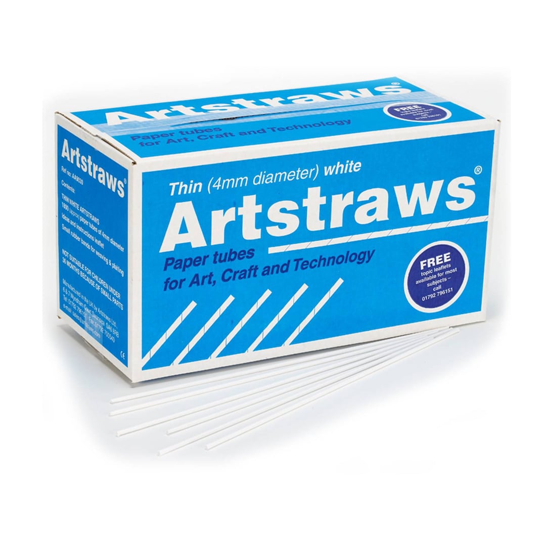 Artstraws Long Paper Straws Bulk Pack for Arts and Crafts Etsy España