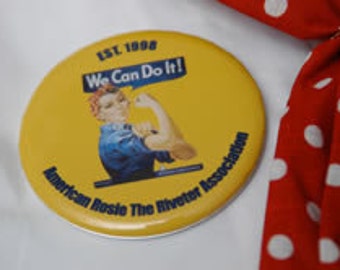 Rosie the Riveter Pinback Button