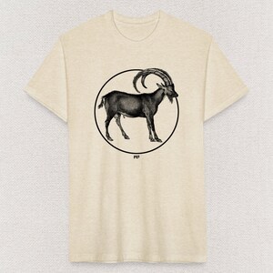 Ibex Wild Goat - Unisex T Shirt - By Mythical Forces