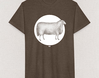 Sheep  - ewe - Unisex T Shirt - By Mythical Forces
