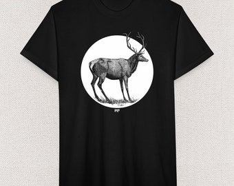 Elk - Unisex T Shirt - By Mythical Forces