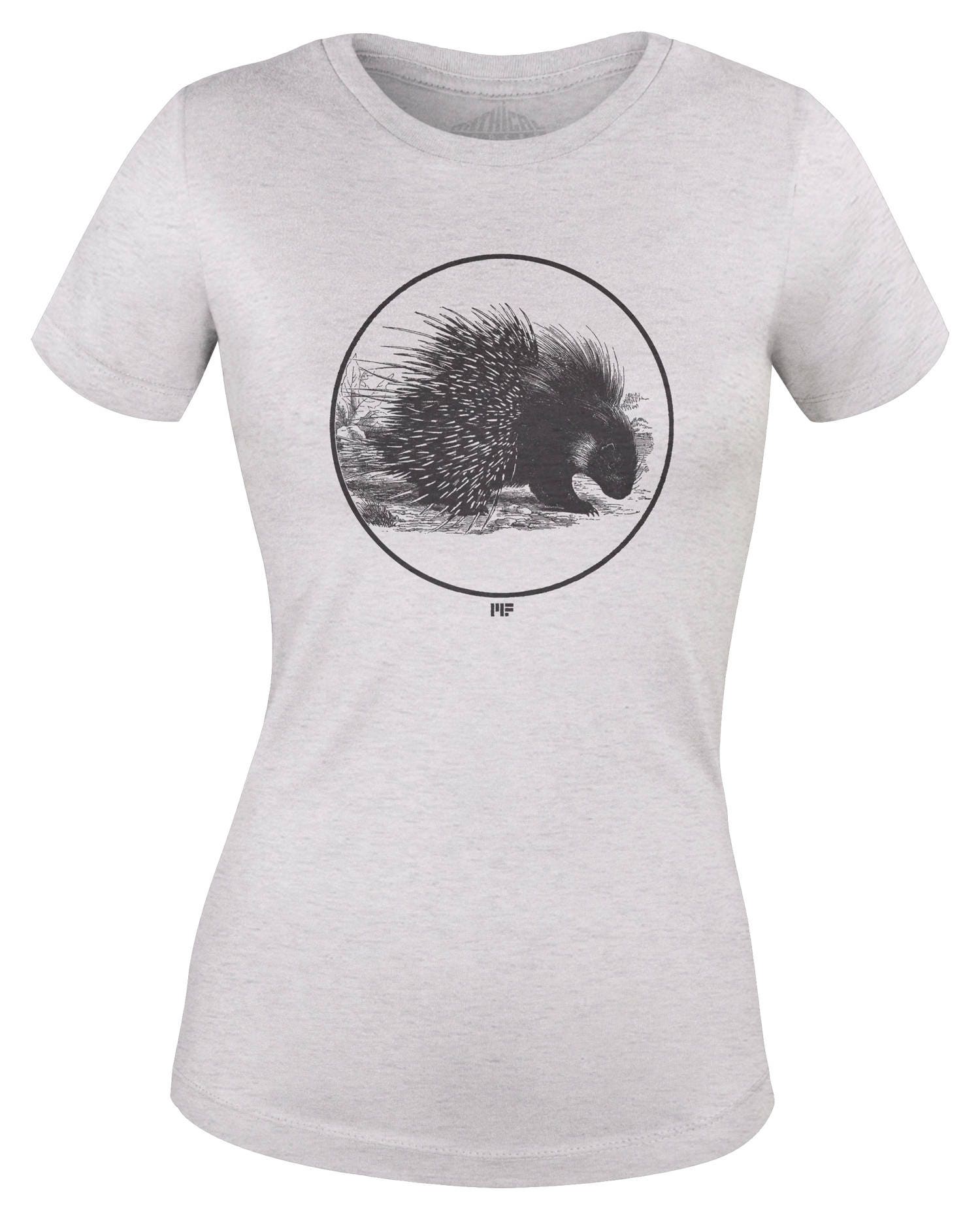 Porcupine Women's T Shirt by Mythical Forces - Etsy UK