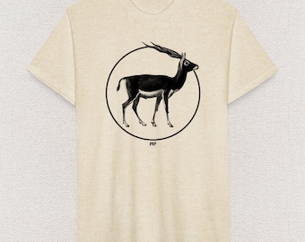 Blackbuck Indian Antelope - Unisex T Shirt - By Mythical Forces