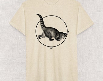 Coati Raccoon - Unisex T Shirt - By Mythical Forces
