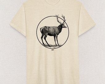 Elk - Unisex T Shirt - By Mythical Forces