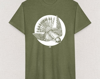 Hawk - Sparrow Hawk - Unisex T Shirt - By Mythical Forces