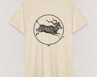 Kudu Antelope - Unisex T Shirt - By Mythical Forces