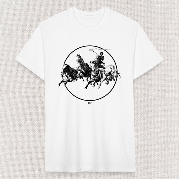 Quadriga Chariot - Unisex T Shirt - By Mythical Forces